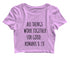 All things work together 8:28 Web Series Christianity,Manifest Womens Crop Tops